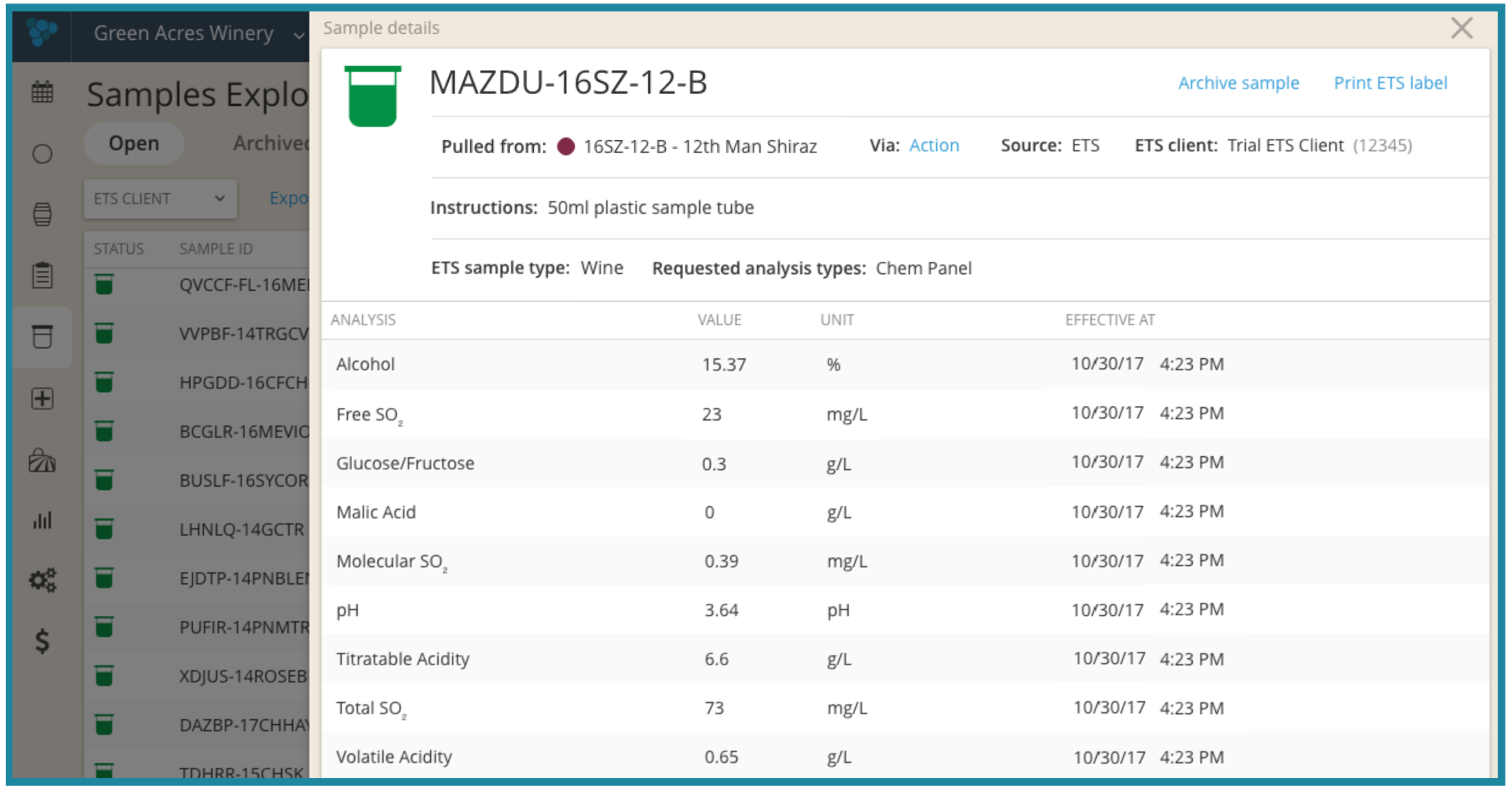 InnoVint + ETS Integration Overview